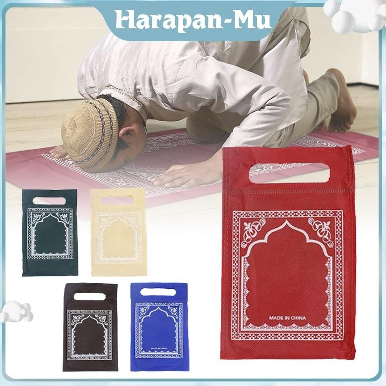 UGNDA Sajadah Travel Gulung Anti Slip Sajadah Saku Traveling Sajadah Muri Genggam Traveling Sajadah 