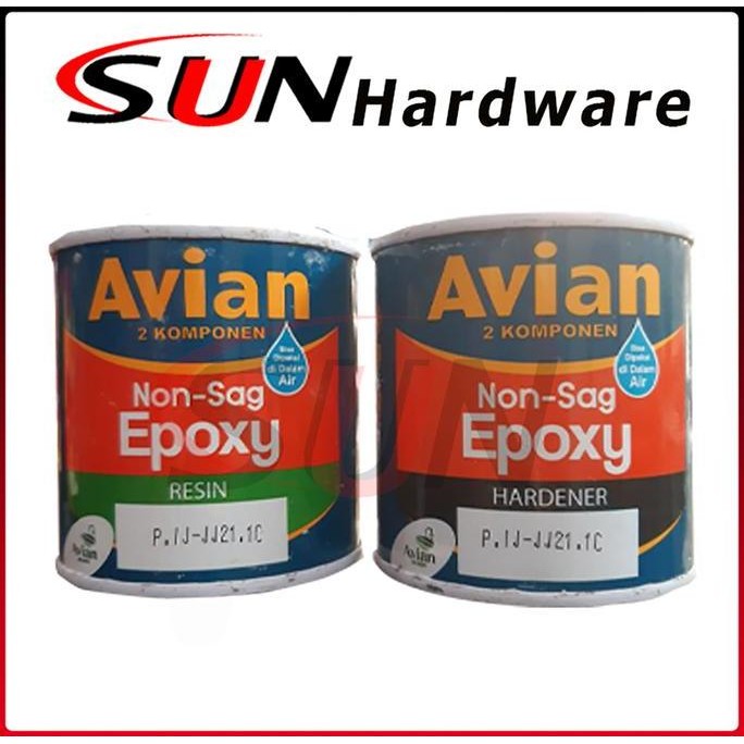 Promo Lem Epoxy Non Sag Avian 3.2 Kg Set 2 Komponen kayu Besi logam Kaca COD