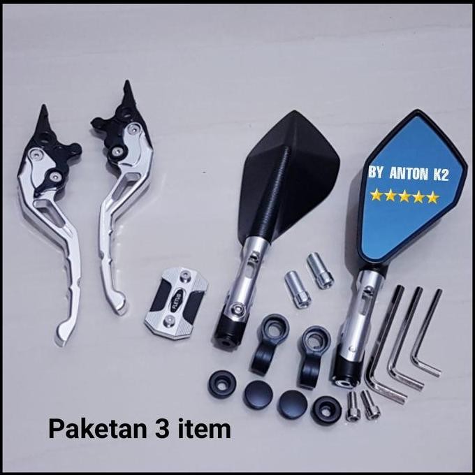 Paketan 3 Item-Spion Tomok Variasi Motor Aerox 155/Aerox 155 New/Lexi