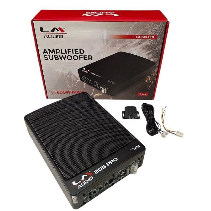 Promo Subwoofer kolong LM AUDIO LM-80S PRO subwoofer kolong lm audio 8" COD