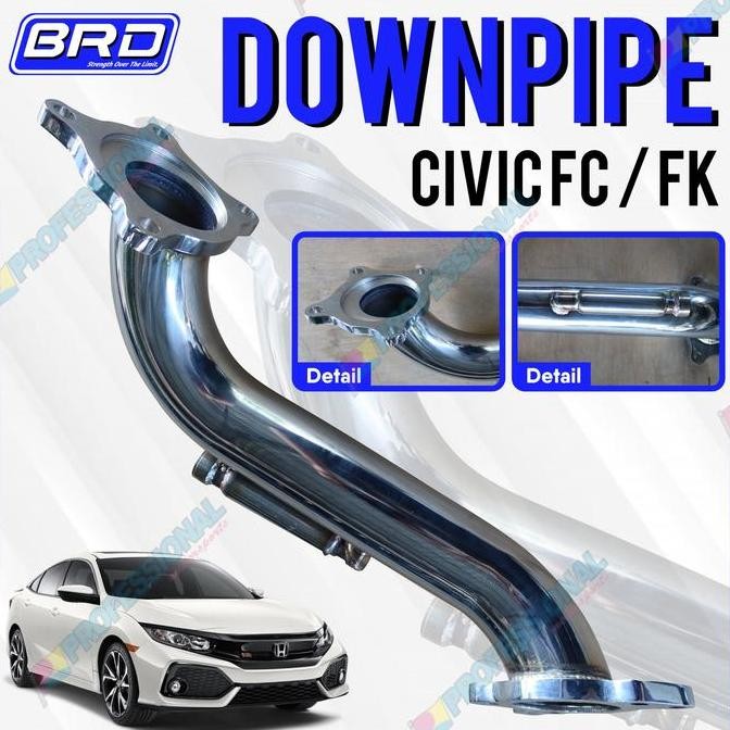 Promo Exhaust Knalpot Muffler Downpipe BRD Honda Civic FC FK CRV turbo RW COD