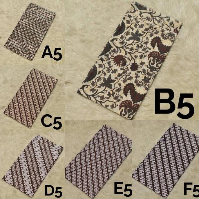 Kain Batik Halus AAA H. Santoso / Jarik Putih Coklat Kawung Parang HFS
