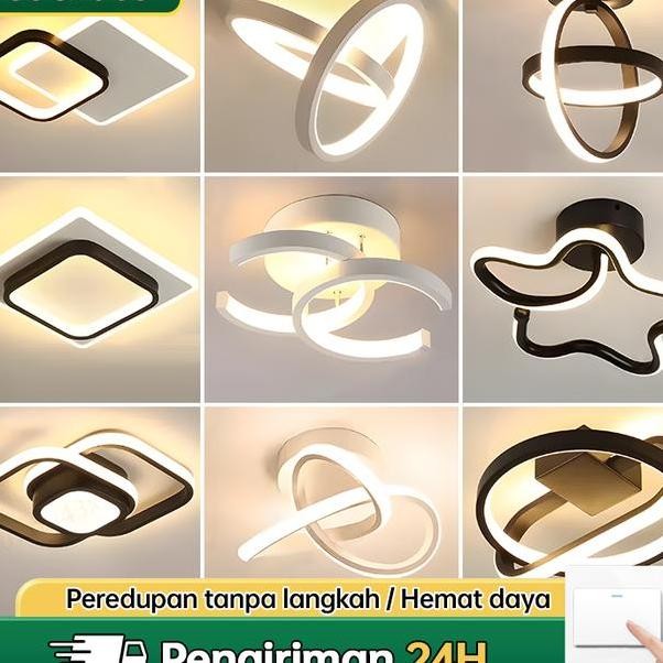 Codlampu Hias Plafon Rumah 3 WarnaLampuPlafonLedLampuHias Rumah Ruang Tamu KamarMinimalisTempat Puti