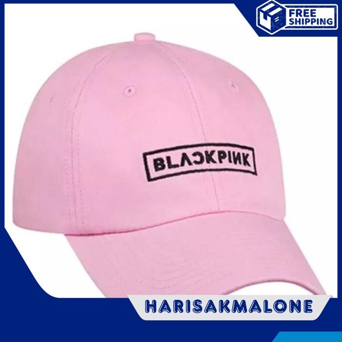 HEMAT TOPI BASEBALL BASEBAL HAT CAP DISTRO BLACKPINK BLACK PINK POLOS CUSTOM INDONESIA PRIA WANITA U