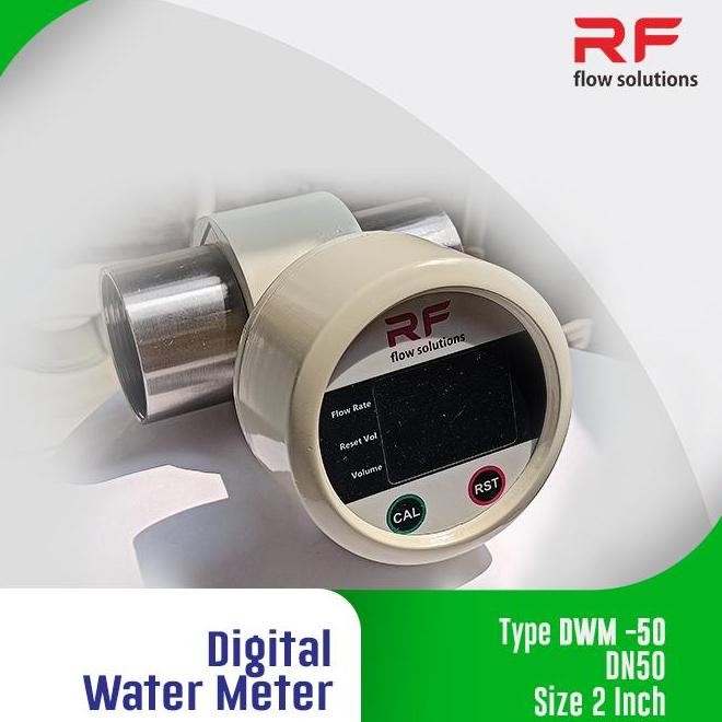 Turbine Flow Meter Digital Rf Size 2 Inch: Output 4-20 Ma