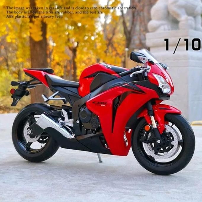 Diecast Motor Honda CBR 1000RR Miniatur Die-cast Welly Skala 1:10