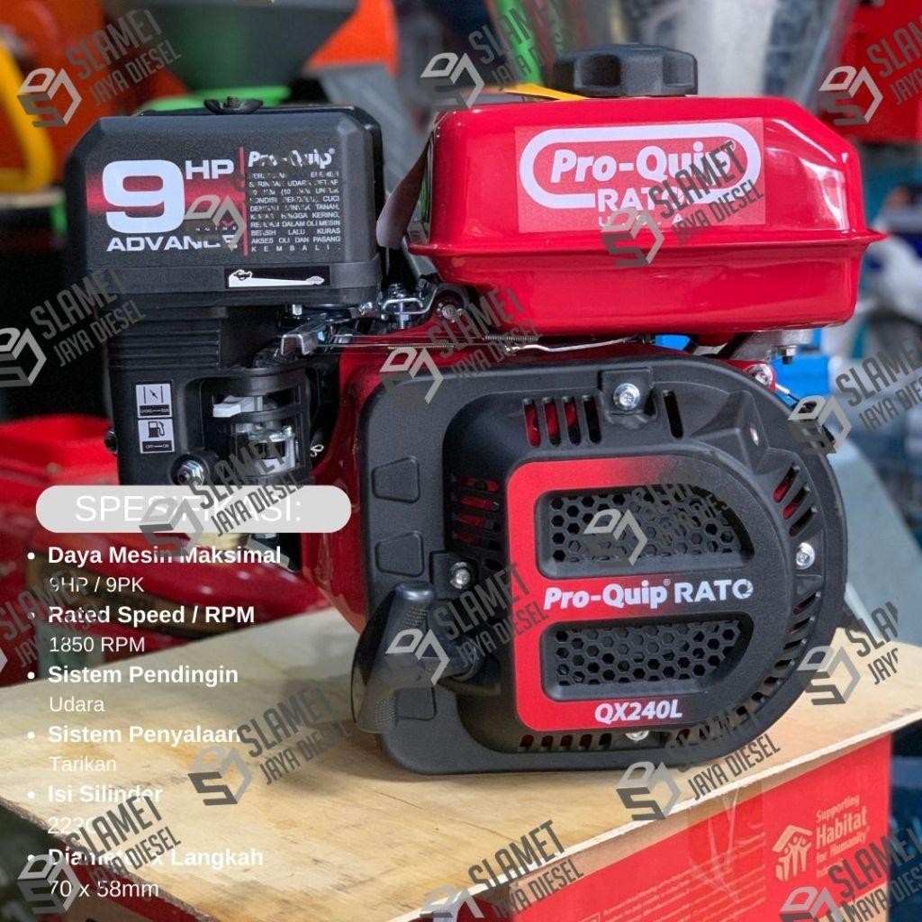 Engine Pro-Quip USA QX240L -  9HP (Putaran Lambat) **