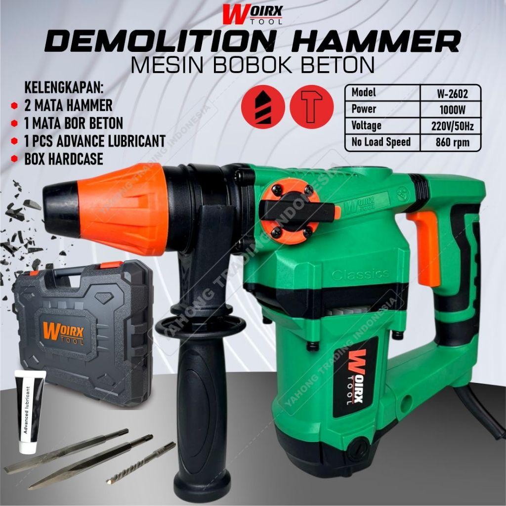 Rotary Hammer Drill Mesin Bor Bobok Tembok WOIRX TOOL **