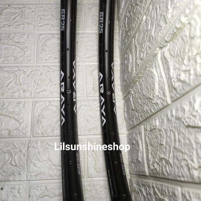 Promo Rims Velg Sepeda Mtb 27.5 Araya Sr25 Lubang 32H Double Wall Ada Brake Line Jumlah Sepasang Cod