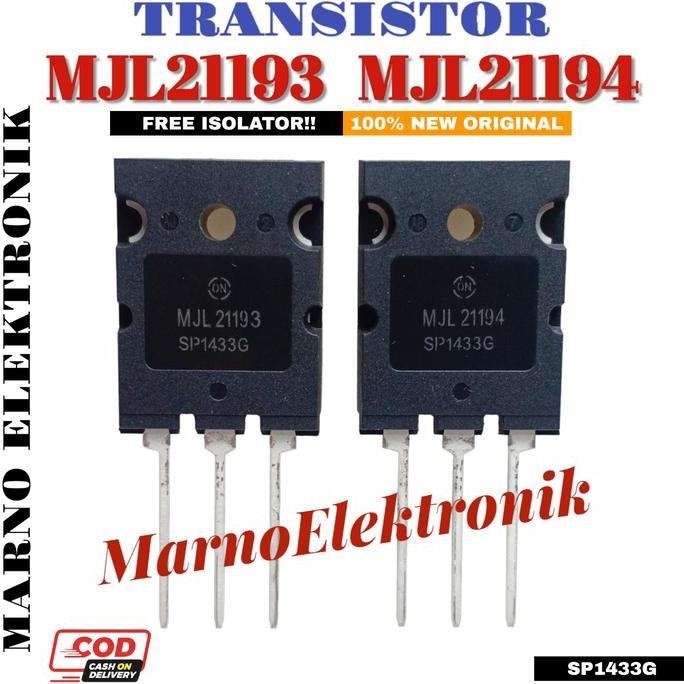 TR TRANSISTOR MJL21193 MJL21194 MJL 21193 21194 ASLI ORIGINAL ORI 1