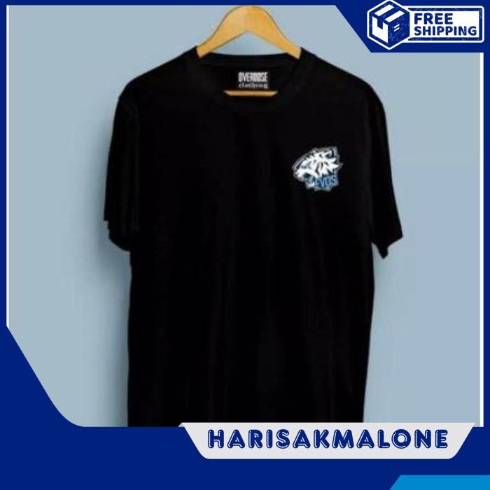 OBRAL DISKON KAOS TSHIRT BAJU OBRAL MURAH COMBED 30S DISTRO LOGO KECIL EVOS ESPORTS GAMING GAME PRO 