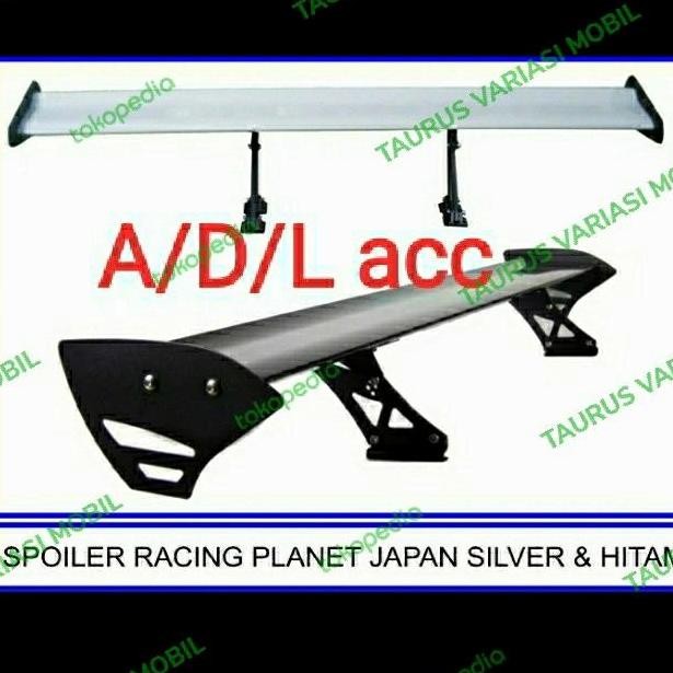 READY STOCK SPOILER WING RACING PLANET JAPAN MOBIL SEDAN UNIVERSAL 