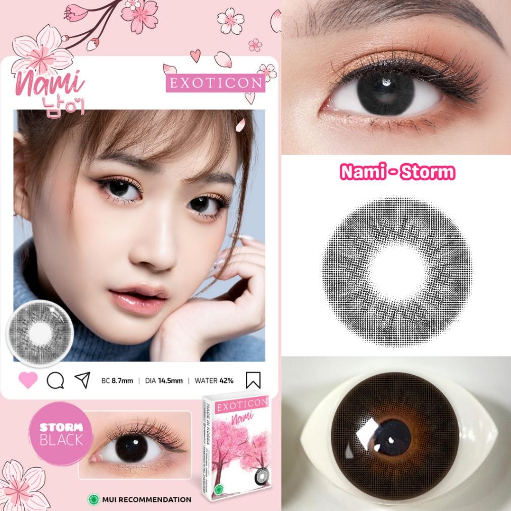 Terjangkau - Exoticon Softlens Nami Series Winter | Summer | Spring | Autumn | Storm | Soflens Korea