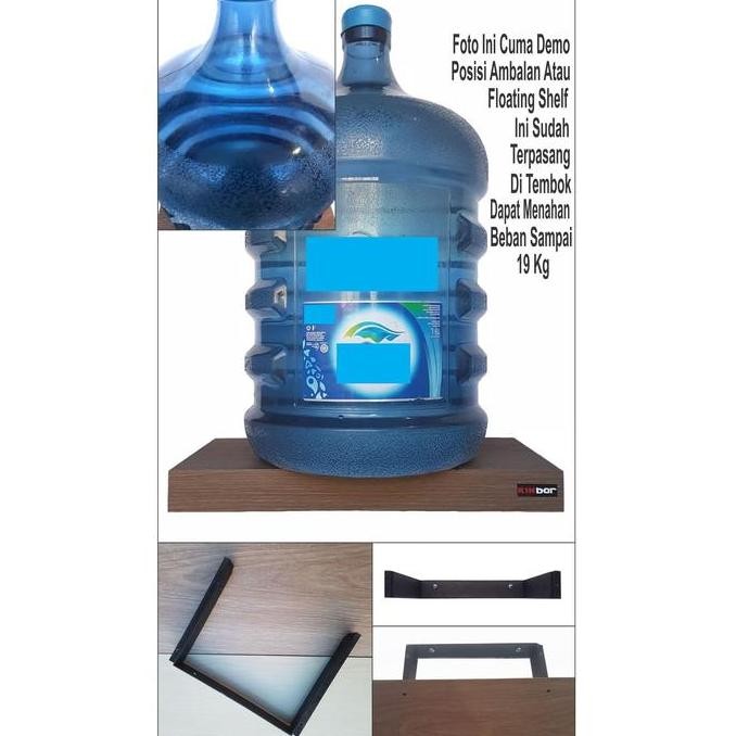 100x20x4cm Rak Dinding/Ambalan/Mlayang/Floating Shelf MERK KINBAR Z397