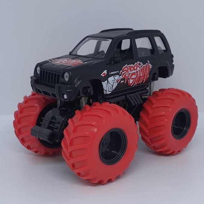 Maisto Diecast Mobil Jeep Liberty Mainan Truk Monster Besar