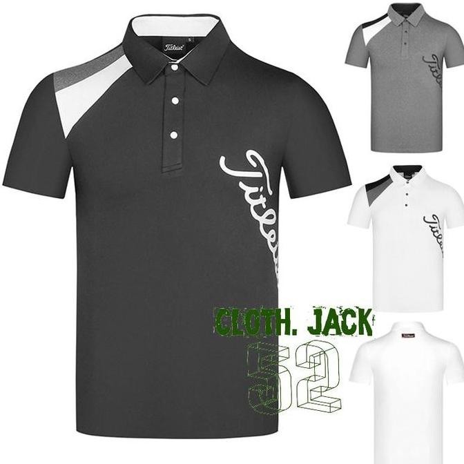 Polo shirt Titleist Kaos Titleist Kaos Golf Baju Golf Seragam Golf
