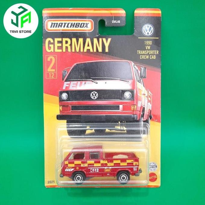 matchbox 1990 vw transporter crew cab