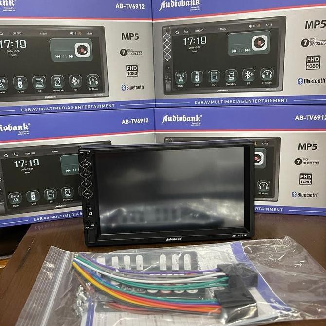 Headunit Deckless Audiobank Ab-Tv6912 7 Inch Mobil Universal