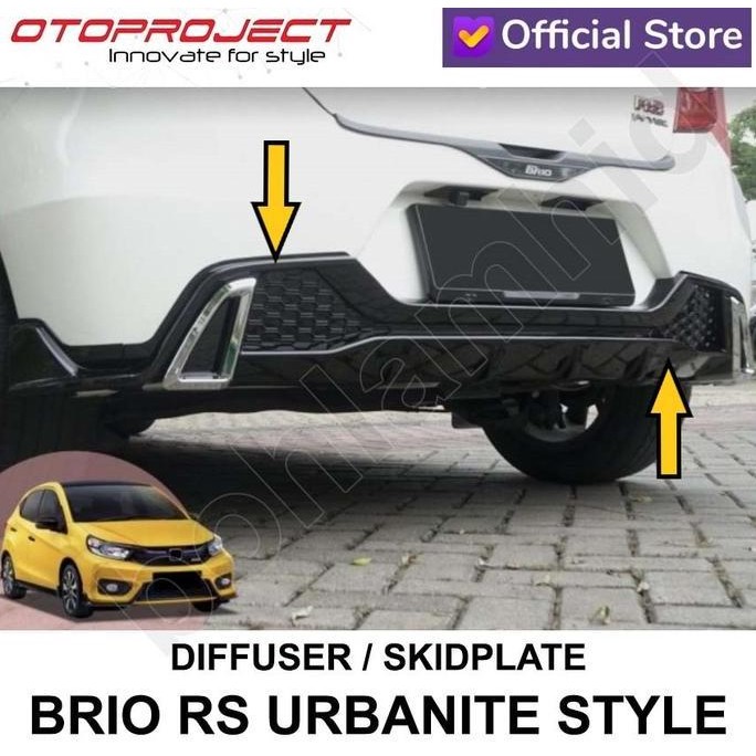 Diffuser Skidplate Urbanite New Brio Rs Satya Otoproject Bumper - Harga Spesial