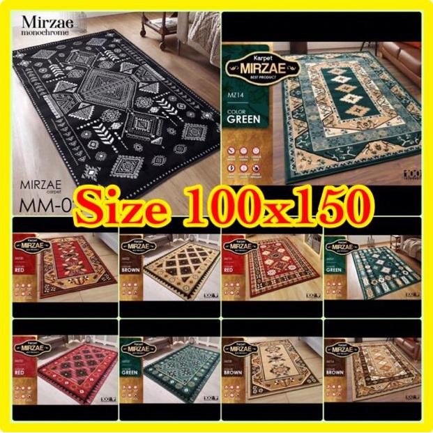 Promo Karpet bulu/karpet lantai classic "Mirzae" 100x150 COD
