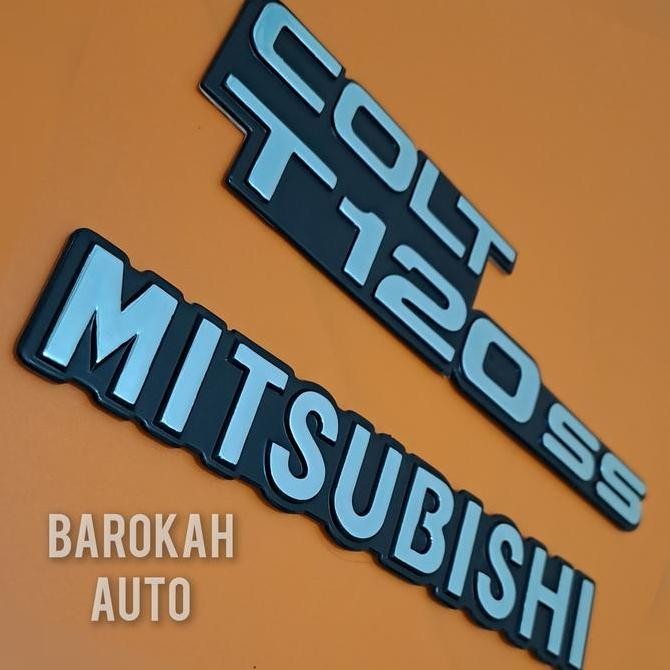 READY STOCK COLT T120SS LOGO MOBIL TULISAN EMBLEM MITSUBISHI DAN COLT T120SS 