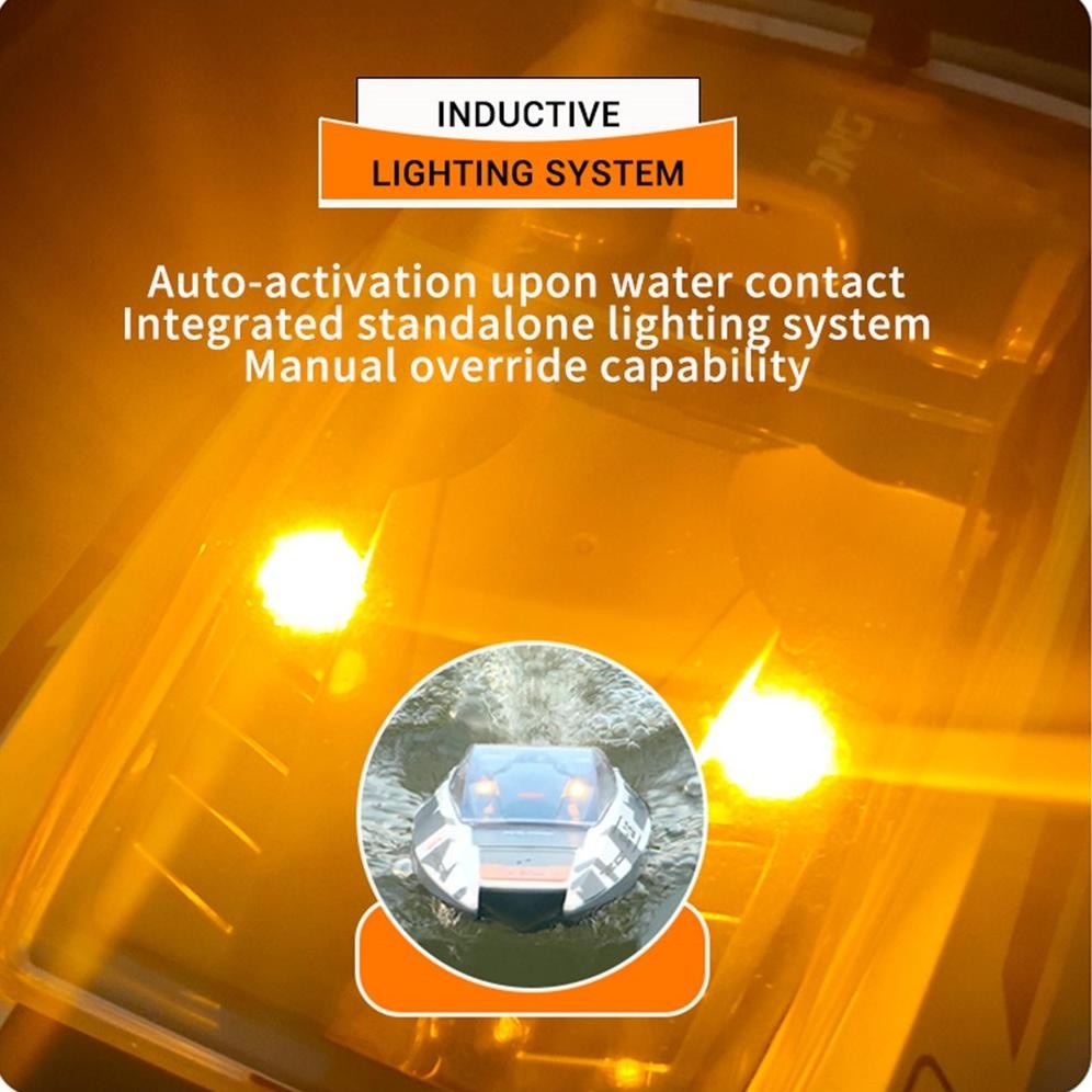 [COD] [FREE BATERAI] Mainan RC Boat Poseidon Frekuensi : 2.4ghz Lampu LED 100% Waterproof