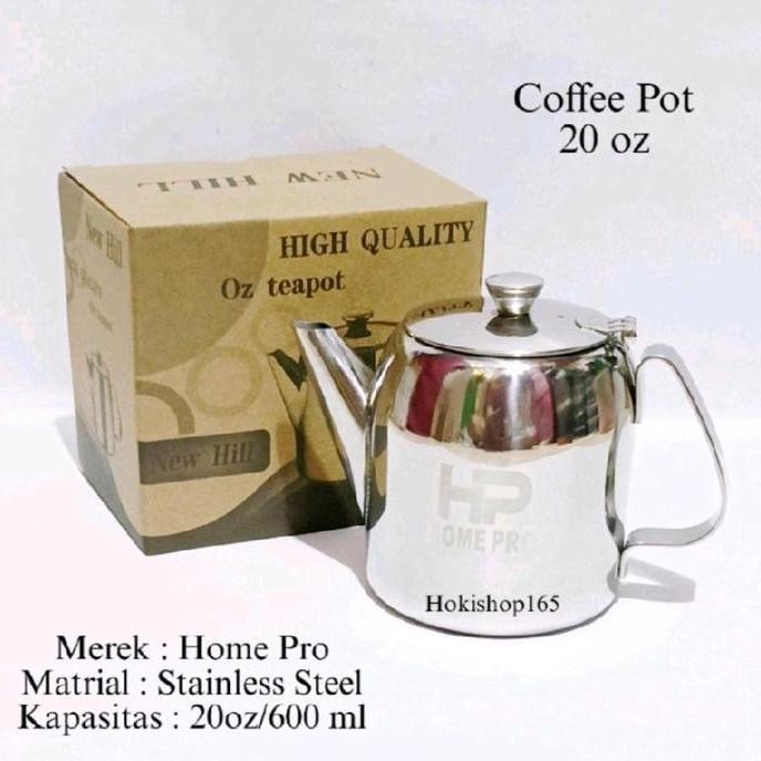 Teko Kopi Coffee Pot Home Pro Stainless Steel/Tea Pot Cafe Stainless Tebal