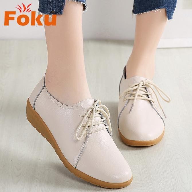 Promo FOKU Flatshoes Wanita Sepatu Wanita Sepatu Flat Wanita Terbaru COD
