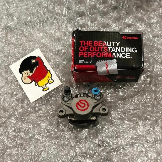 BEBAS ONGKIR - Kaliper brembo 2p red logo original 2 piston brake pump ori