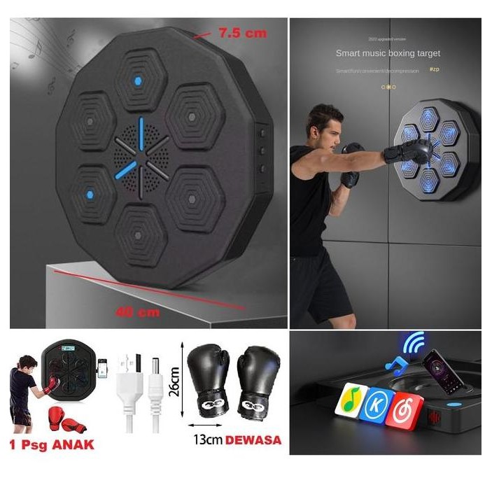 VELDORA- MUSIC BOXING MACHINE SAMSAK MUSIK SAMSAK DINDING KOTAK MUSIK TINJU