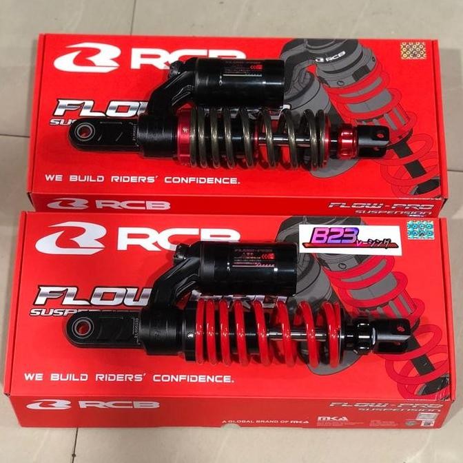 TERBARU - shock rcb flow pro 300mm matic single mio fino scoopy beat karbu double klik kompresi ribo