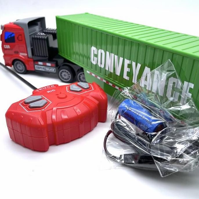 RC Truck Container Remote Control Uk. Besar /Mainan Anak Mobil Truk RC