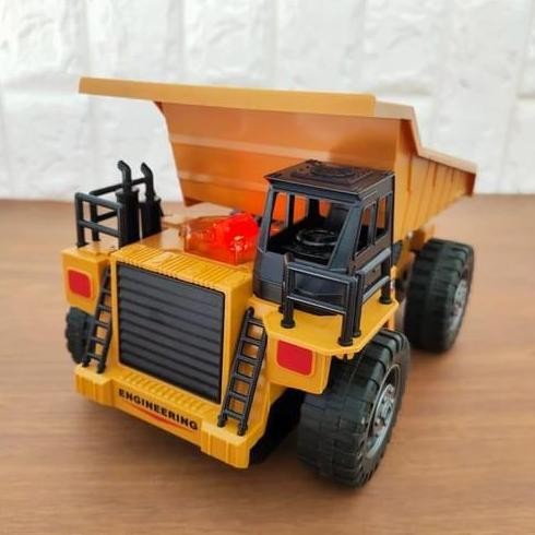 RC Truk Tambang Remote Control - Mainan Mobil Dump Truck Remot New