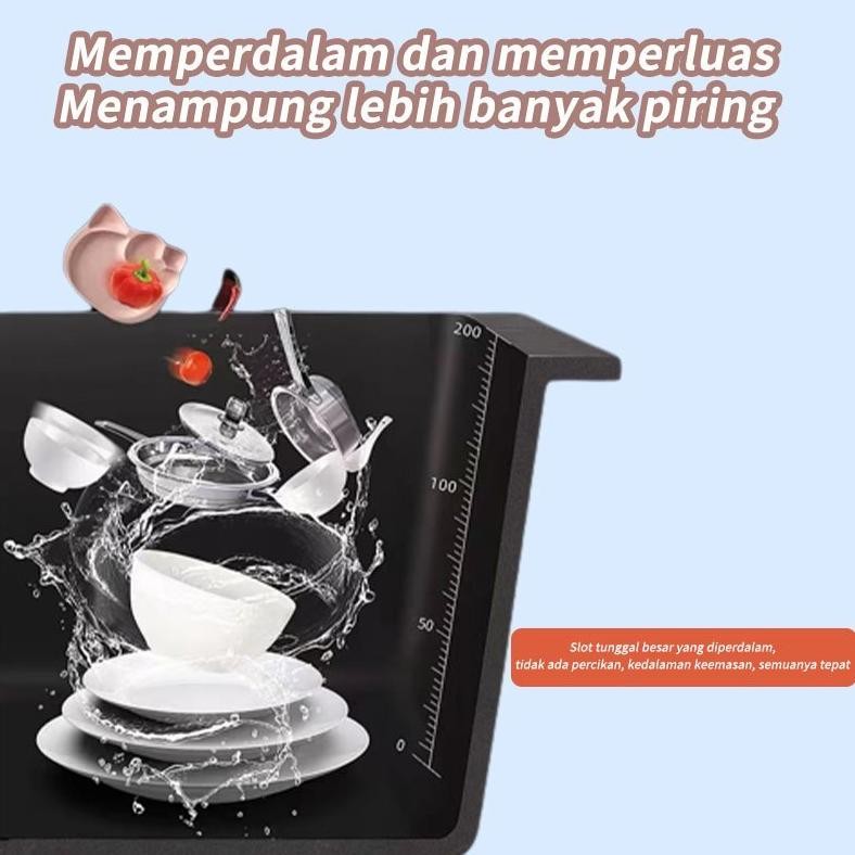 BAK CUCI PIRING 6045 FULL SET | WASTAFEL DAPUR STAINLESS | BAK CUCI PIRING 1 LUBANG