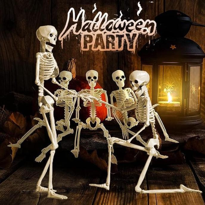 Simulasi Tengkorak Manusia Bahan Plastik Ukuran 60cm Untuk Dekorasi