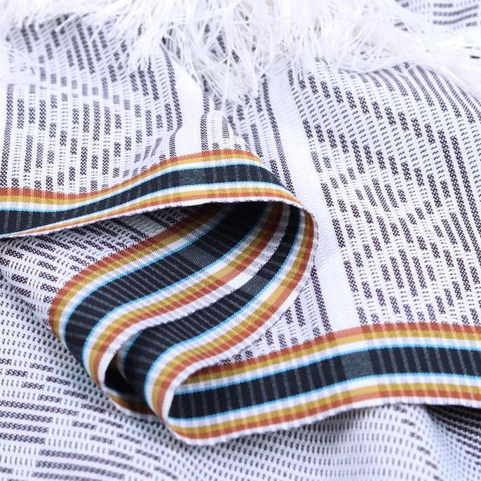 Surban Subaiyah Atlas Motif Dobby Sgf 01 Putih Kualitas Terbaik Harga Termurah