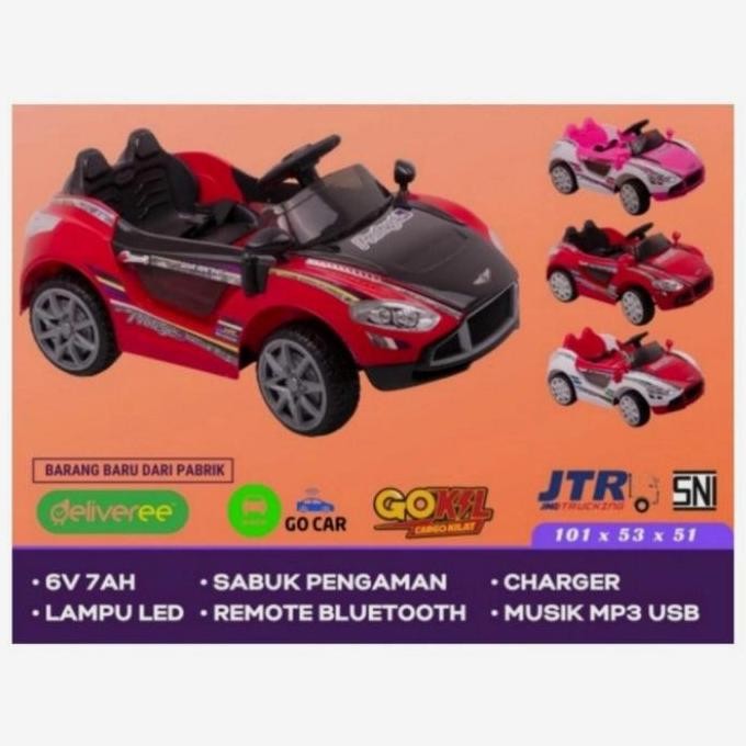 Promo Mobilan mainan remote control murah/mobil aki anak bisa di naiki