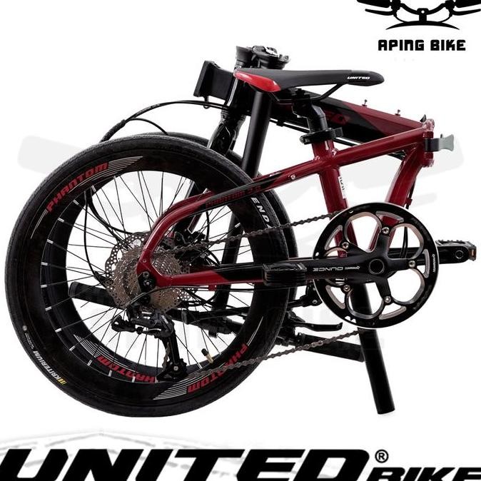 Sepeda United Phantom 3.0 20" Sepeda Lipat Dewasa Folding Bike 20 Inch
