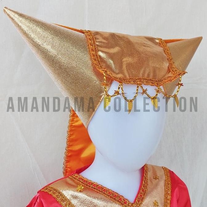 Tanduk Minang - Tanduk Tari Minang - Aksesoris Baju Adat Padang Perempuan - Aksesoris Kepala Tanduk 