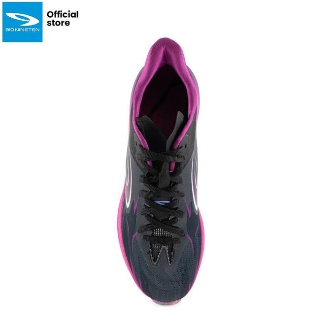 910 Sepatu Lari Kanzaki 2.0 Hitam/Ungu/Magenta