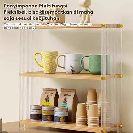 Rak Serbaguna / Rak Meja / Rak Kopi / Rak Bumbu Aesthetic / Rak Bumbu Dapur