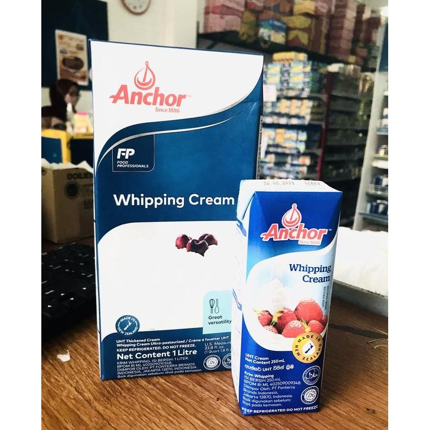 anchor whipping cream 1lt WAR