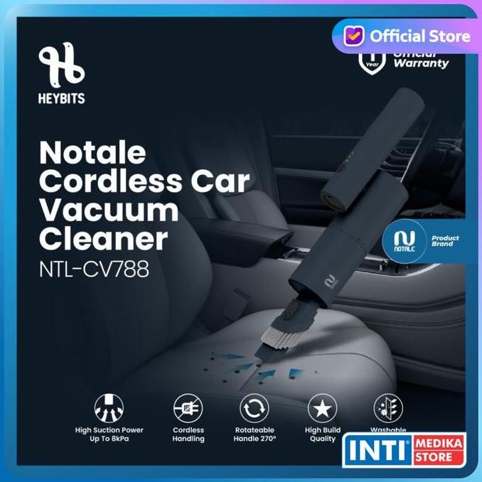 NOTALE - Portable Car Vacuum Cleaner Cordless | Penyedot Debu Xiaomi