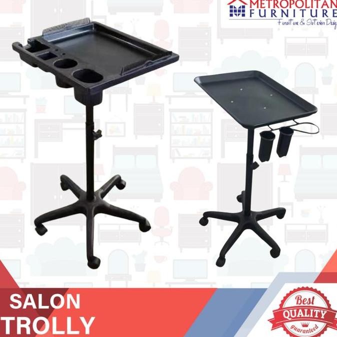 Troli Salon Rambut Barbershop Salon Tray