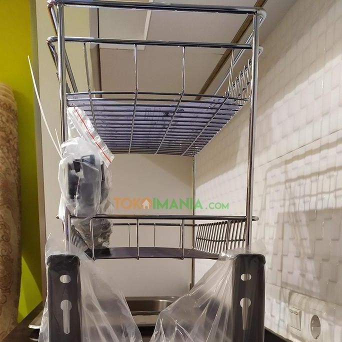 Rak Bumbu Tarik Stainless 30Cm Slowmotion Vitco Xc 29023 Sm