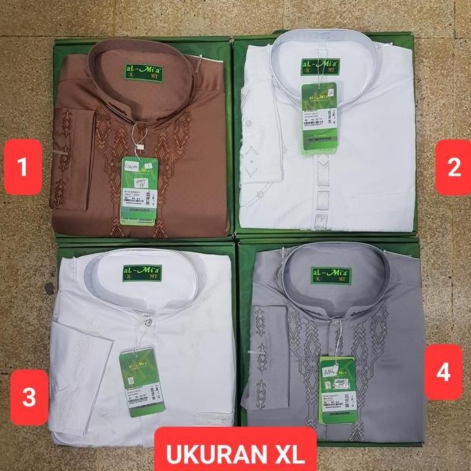 Baju Koko Al Mia Lengan Panjang Almia Al-Mia