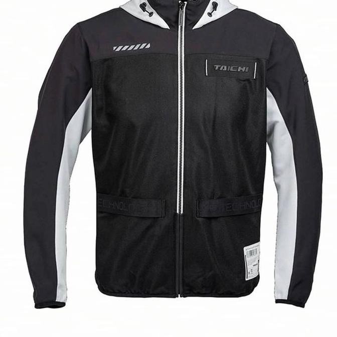 // TAICHI JAKET RSJ334 BLACK WHITE | JAKET RIDING | ORIGINAL TAICHI 100% //