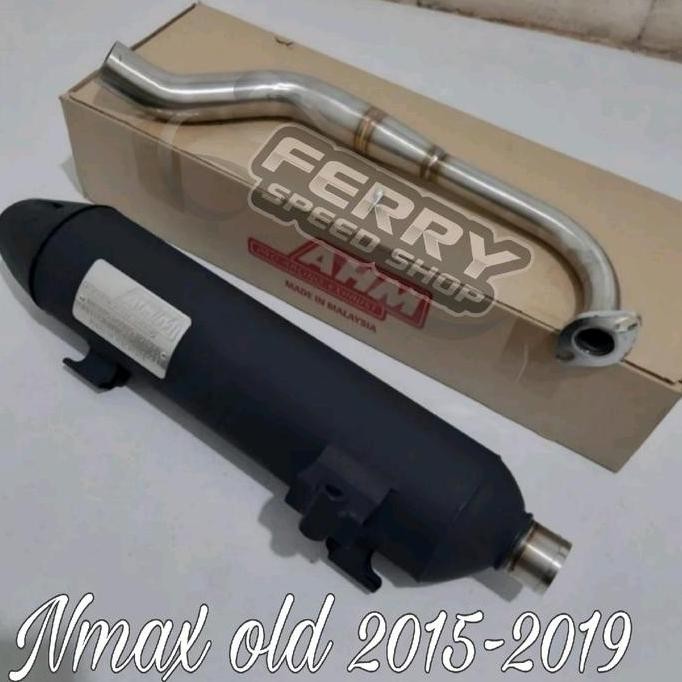 Knalpot Standar Racing Ahm Nmax Old / Knalpot Ahm Original Malaysia Nmax Old 2015-2019 Murah