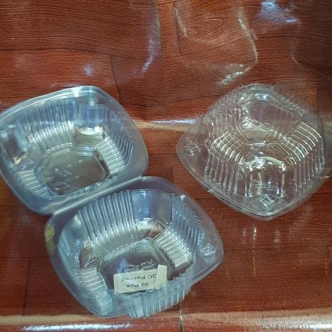 Plastik Mika Burger Mega HB 01 isi 50pcs / Mika Donat / Roti