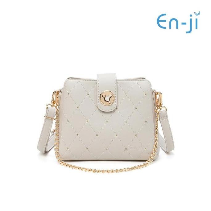 En-Ji Tas Selempang Wanita En-ji Soran Shoulder Bag - Ivory